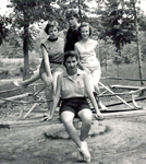 Doris Parks, Myrna Bullock, Wanda Blackburn, Carol Hoover 1957